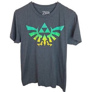 The Legend Of Zelda Triforce Graphic Print T-Shirt Men's Small